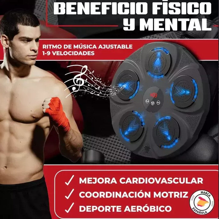 BOXFIT© - Máquina de Boxeo Musical Inteligente Bluetooth